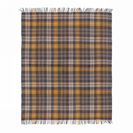 Highland Wool Blend Tartan Buchanan Natural